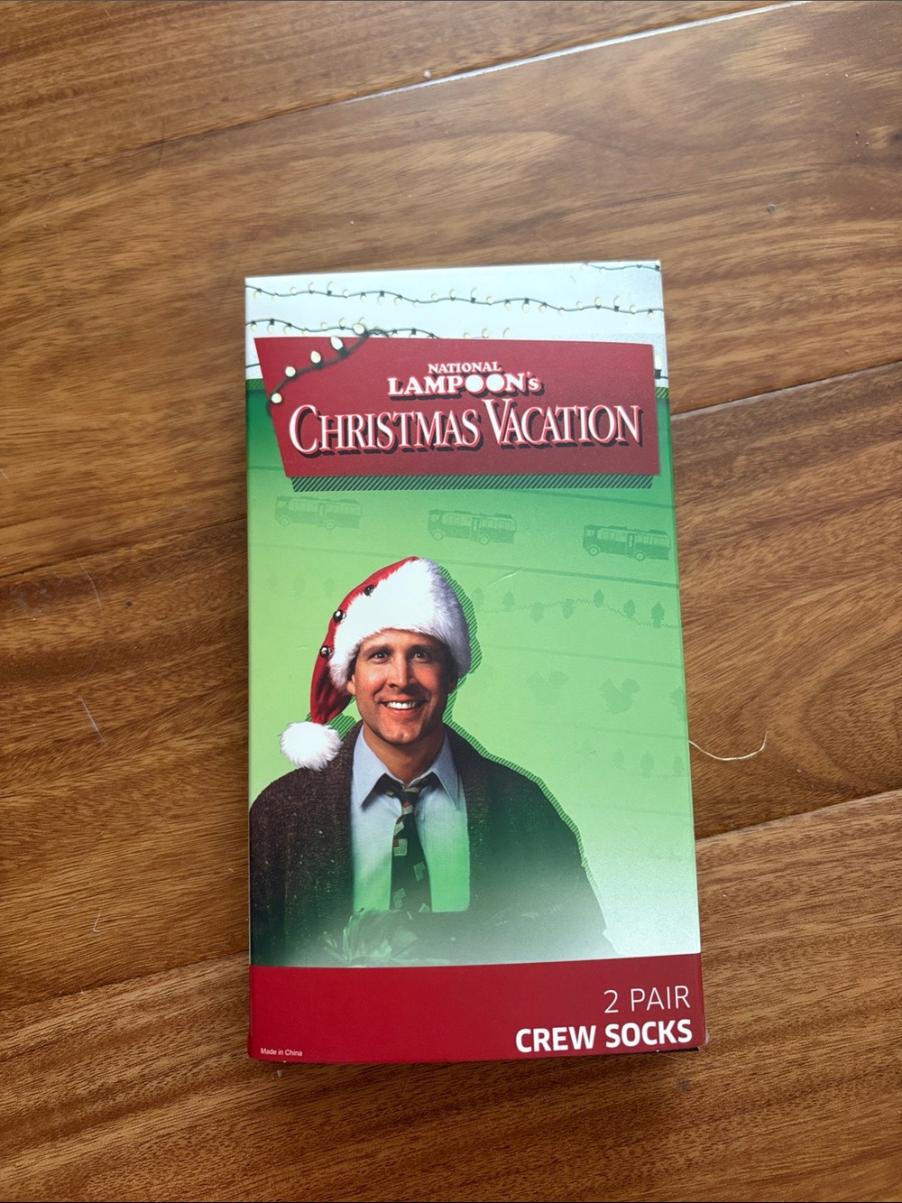 National Lampoon Christmas Crew Socks - Green/Red